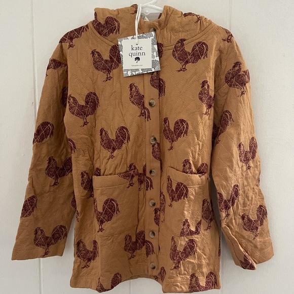 NWT Kate Quinn quilted hooded jacket - Picture 1 of 3